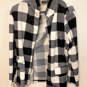 Checkered blazer